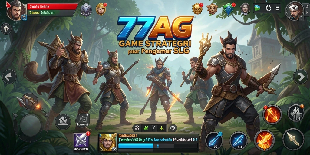 Tampilan gameplay 77AG yang menarik dan seru dalam genre SLG.