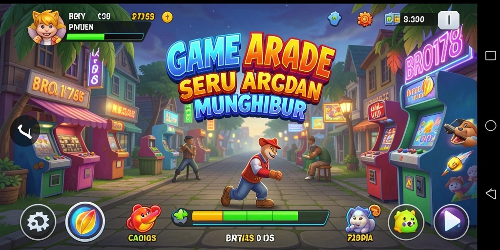 Tampilan gameplay seru di BRO178 dengan aksi cepat.
