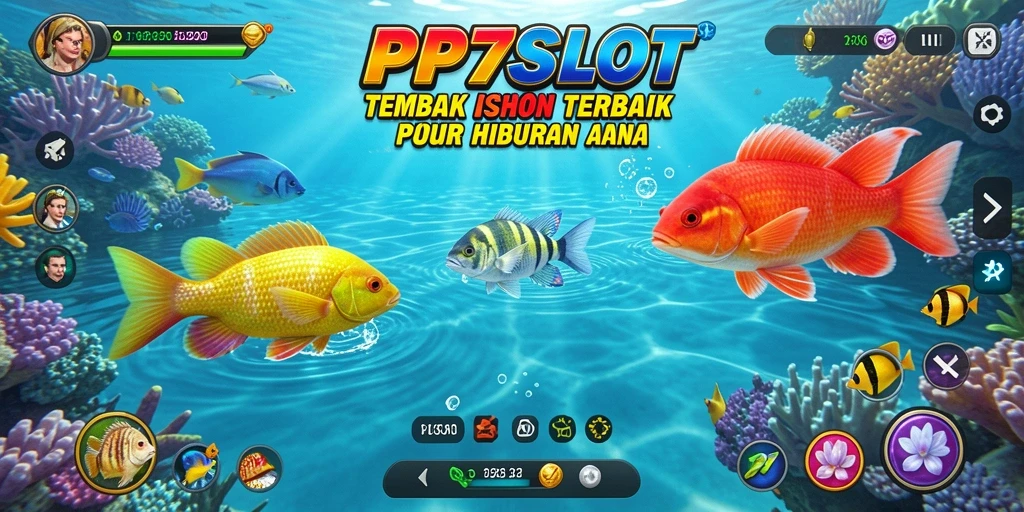 Tampilan gameplay seru PP7SLOT yang penuh aksi Tembak Ikan.