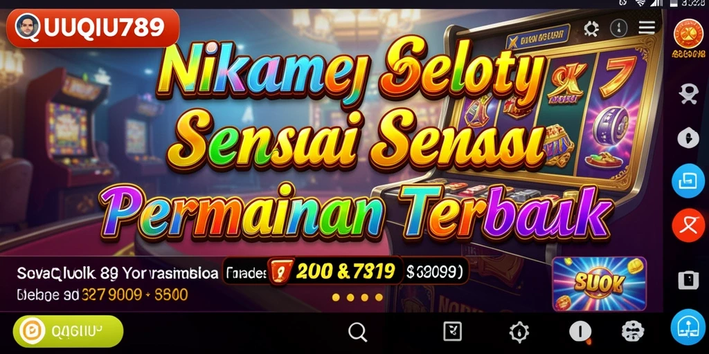 Tampilan gameplay slot QIUQIU789 yang menarik dan menghibur.