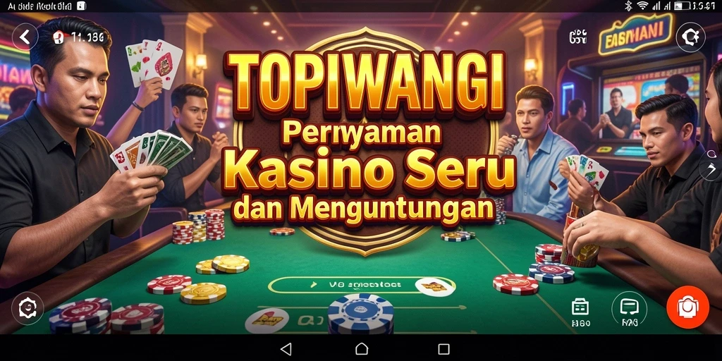 Tampilan gameplay Kasino seru di TOPIWANGI.